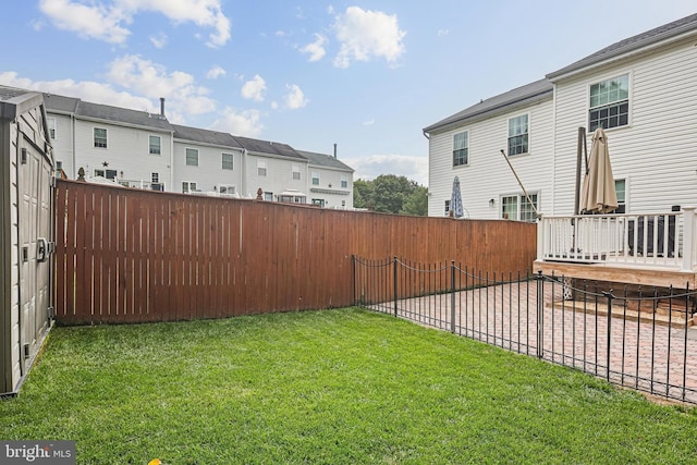 1343 Arabis Ct, Belcamp, MD 21017 - view of yard with a residential view and a patio