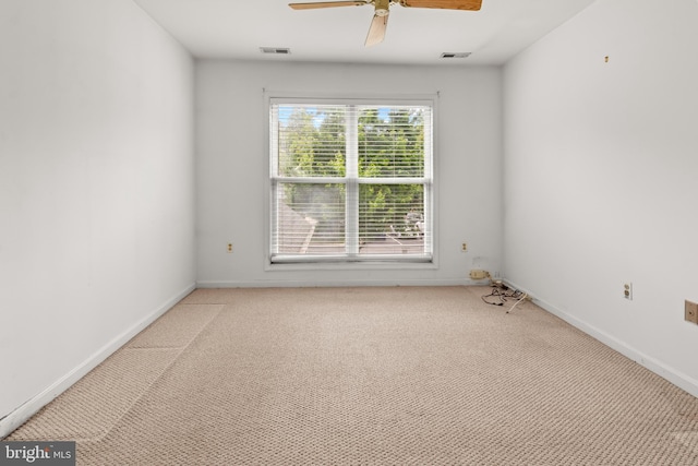 2932 Winters Chase Way, Annapolis, MD 21401 - carpeted empty room featuring ceiling fan and baseboards