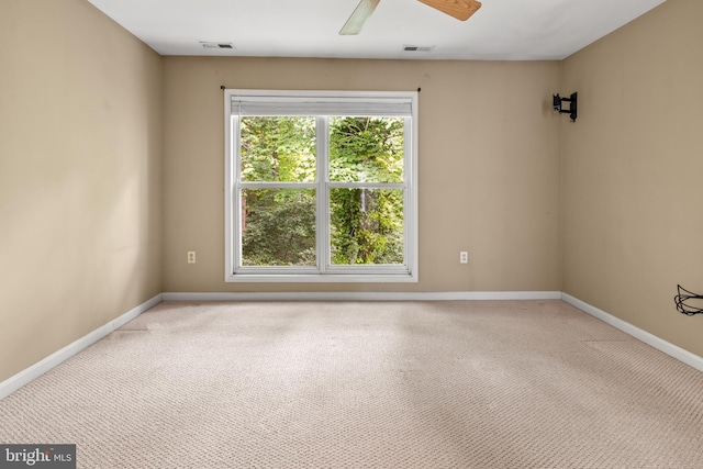 2932 Winters Chase Way, Annapolis, MD 21401 - carpeted spare room with baseboards and a ceiling fan