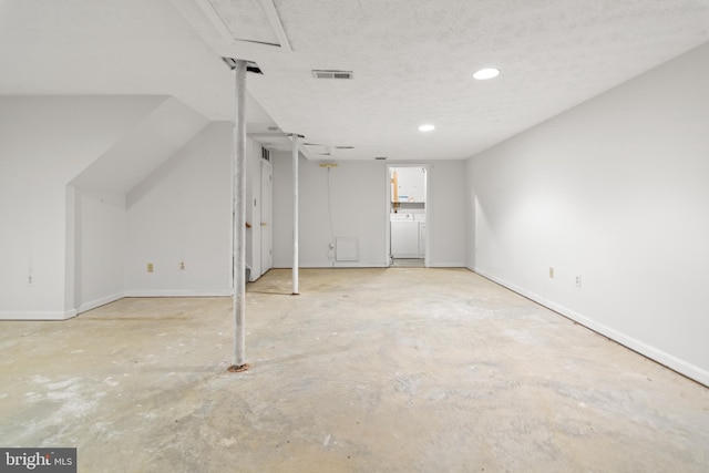 2932 Winters Chase Way, Annapolis, MD 21401 - basement featuring recessed lighting, independent washer and dryer, and baseboards