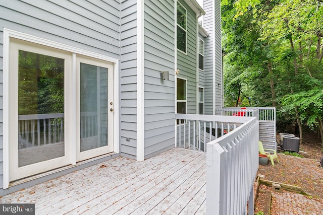 2932 Winters Chase Way, Annapolis, MD 21401 - wooden terrace featuring central AC