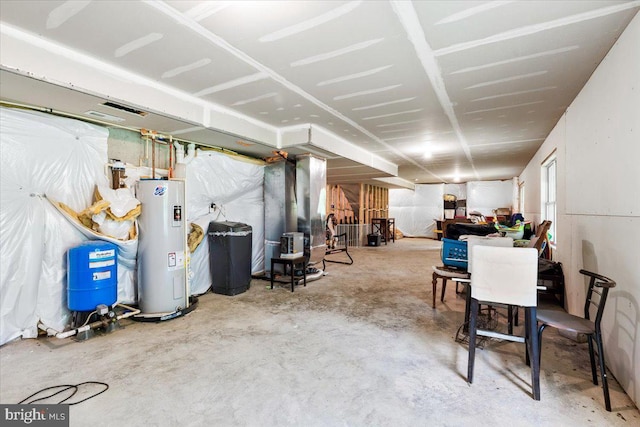 163 Hyde Park Ln, Charles Town, WV 25414 - basement featuring water heater and a water pressure tank
