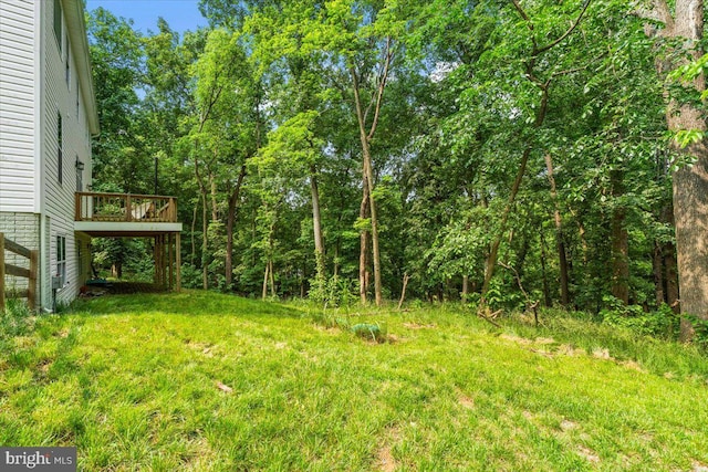 163 Hyde Park Ln, Charles Town, WV 25414 - view of yard featuring a deck