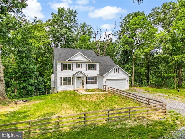 163 Hyde Park Ln, Charles Town, WV 25414 - view of front of property with driveway and a garage