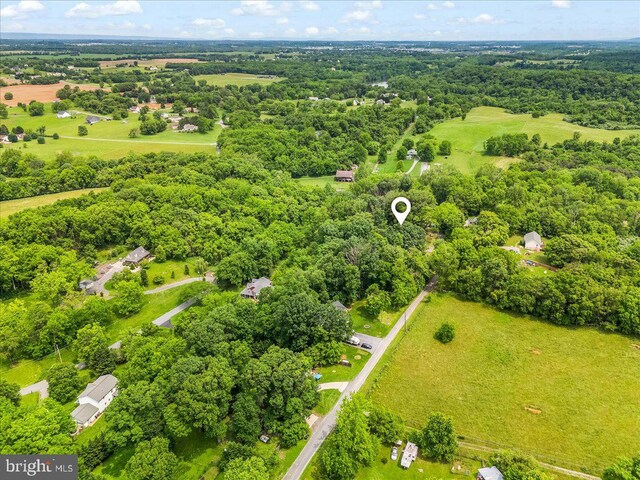 163 Hyde Park Ln, Charles Town, WV 25414 - aerial view of a heavily wooded area