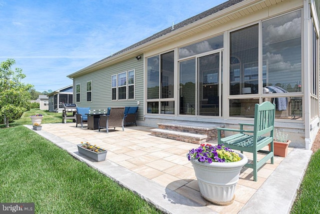 24440 Harvest Cir, Milton, DE 19968 - view of patio featuring grilling area