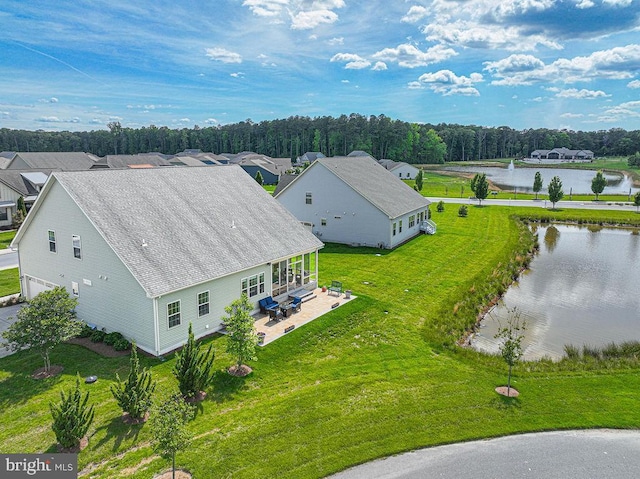 24440 Harvest Cir, Milton, DE 19968 - aerial view of property and surrounding area featuring a nearby body of water