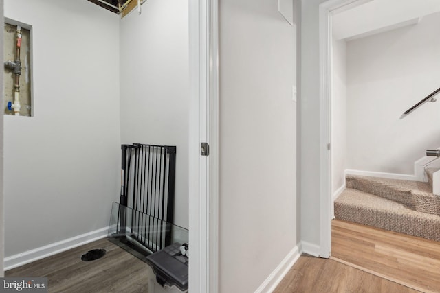 3146 Tipton Way, Abingdon, MD 21009 - stairway with wood finished floors and baseboards