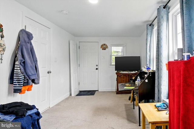 1209 Chapel Oaks Dr, Capitol Heights, MD 20743 - foyer entrance with carpet floors and baseboards