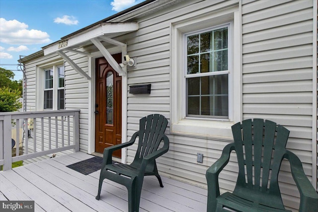 1209 Chapel Oaks Dr, Capitol Heights, MD 20743 - view of wooden deck