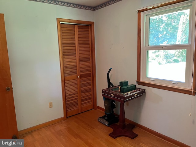 18 Bittersweet Dr, Hagerstown, MD 21740 - bedroom featuring a closet, light wood finished floors, and baseboards