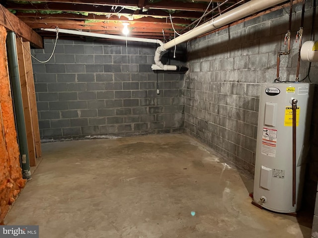 18 Bittersweet Dr, Hagerstown, MD 21740 - unfinished below grade area featuring electric water heater