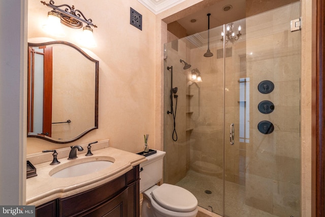 1830 Rittenhouse Sq Unit 11C, Philadelphia, PA 19103 - full bath with toilet, a stall shower, and vanity