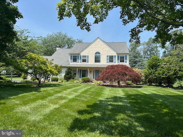 3781 Brookcroft Ln, Garnet Valley, PA 19060 - colonial home with a front lawn
