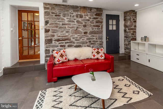 2539 Aquetong Rd, New Hope, PA 18938 - living room with tile patterned flooring