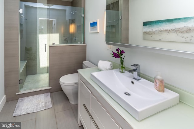 2539 Aquetong Rd, New Hope, PA 18938 - full bath featuring toilet, vanity, and a stall shower