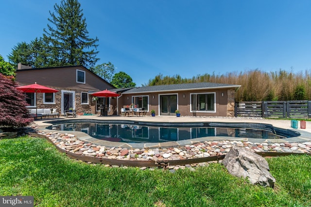 2539 Aquetong Rd, New Hope, PA 18938 - view of pool with a patio area