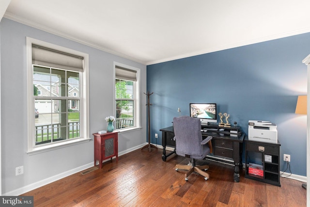 1509 Blakes Legacy Dr, Bel Air, MD 21014 - office space featuring ornamental molding and wood finished floors