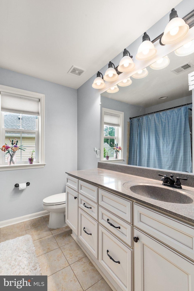 1509 Blakes Legacy Dr, Bel Air, MD 21014 - full bathroom featuring vanity, tile patterned floors, a chandelier, and curtained shower