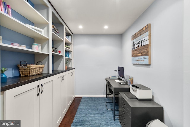 1509 Blakes Legacy Dr, Bel Air, MD 21014 - office space featuring dark wood-style floors and recessed lighting