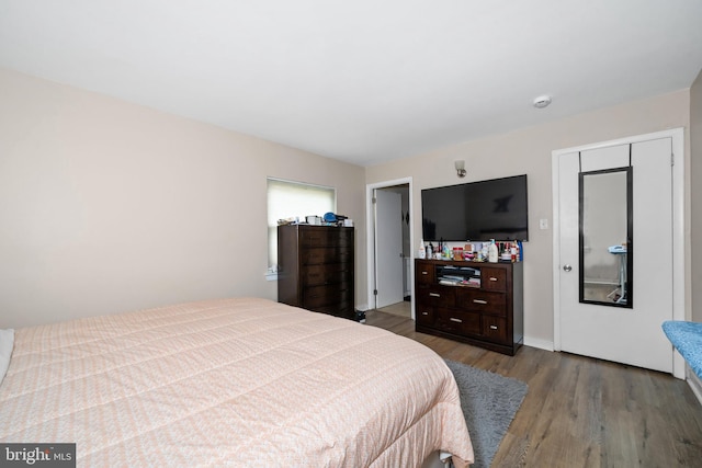 1210 Chelmsford Cir Unit 1210, Newark, DE 19713 - bedroom featuring wood finished floors and baseboards
