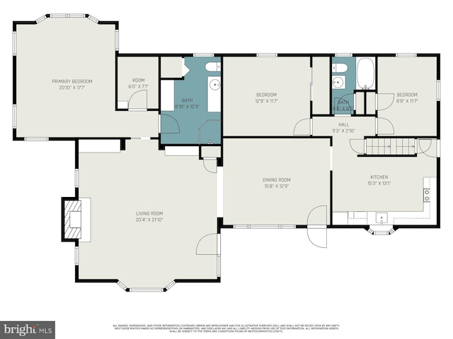 787 Park Rd, Lansdale, PA 19446 - view of floor plan / room layout