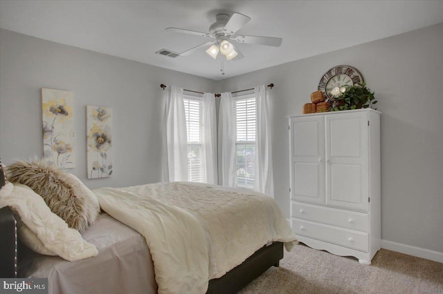 11516 Mystic Rock Ln N, Waynesboro, PA 17268 - carpeted bedroom with baseboards and ceiling fan