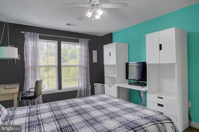 11516 Mystic Rock Ln N, Waynesboro, PA 17268 - bedroom with multiple windows and a ceiling fan