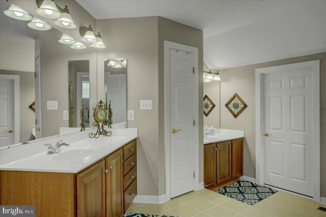 11516 Mystic Rock Ln N, Waynesboro, PA 17268 - bathroom with vanity, baseboards, and tile patterned floors
