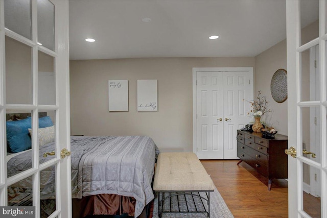 11516 Mystic Rock Ln N, Waynesboro, PA 17268 - bedroom with wood finished floors, a closet, and recessed lighting