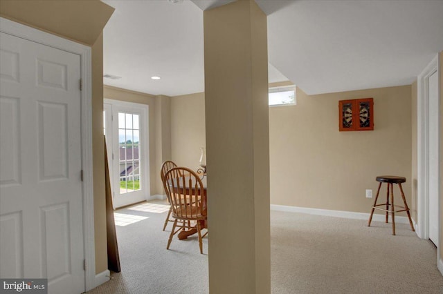11516 Mystic Rock Ln N, Waynesboro, PA 17268 - corridor with carpet flooring and baseboards