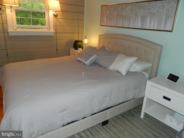 126 Ivy Ln, Lock Haven, PA 17745 - bedroom featuring wood walls