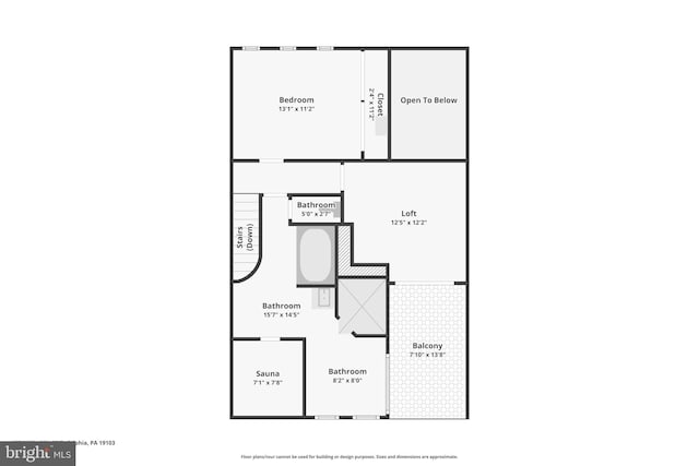137 N 22nd St, Philadelphia, PA 19103 - home floor plan