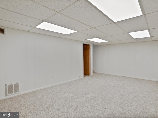 103 Plainfield Dr, Winchester, VA 22602 - finished basement with carpet, a drop ceiling, and baseboards