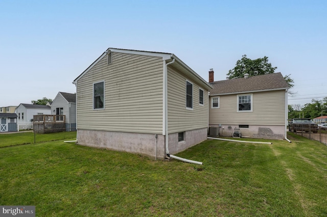 224 W Underwood Ave, West Deptford, NJ 08096 - back of property with central air condition unit