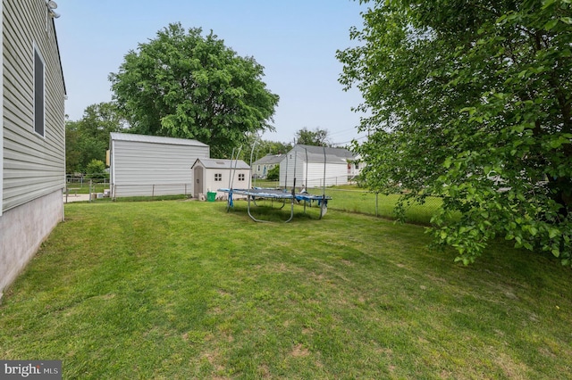 224 W Underwood Ave, West Deptford, NJ 08096 - view of yard with a trampoline