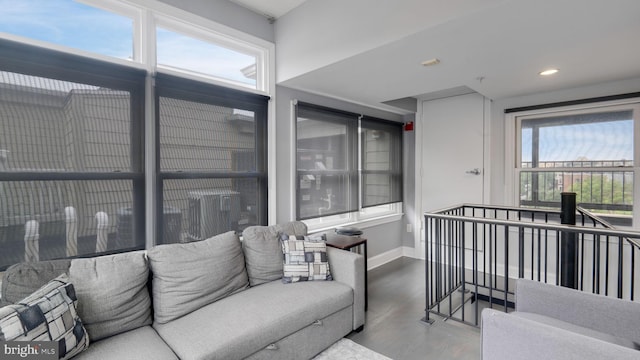 1323 Clifton St NW Unit 34, Washington, DC 20009 - living room featuring recessed lighting and wood finished floors