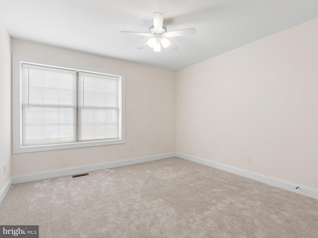 105 Sutton Way, Newark, DE 19711 - spare room with carpet, ceiling fan, and baseboards