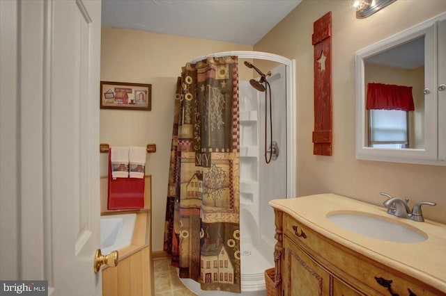 50 Valleyview Dr, Littlestown, PA 17340 - full bath with a shower with shower curtain and vanity