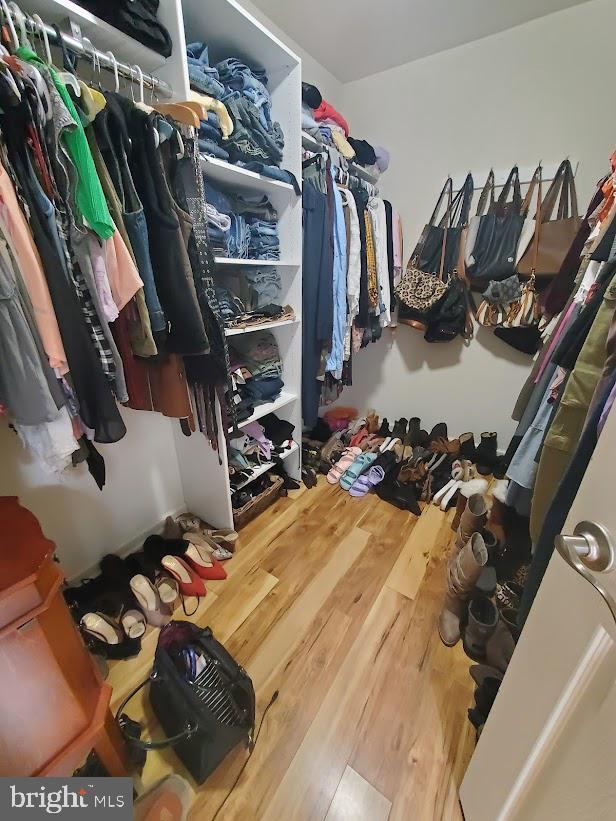 10 Stevens Ln, Tabernacle, NJ 08088 - spacious closet featuring wood finished floors