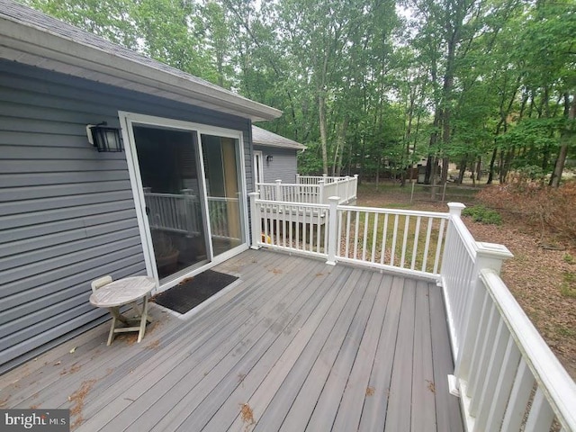 10 Stevens Ln, Tabernacle, NJ 08088 - view of wooden terrace