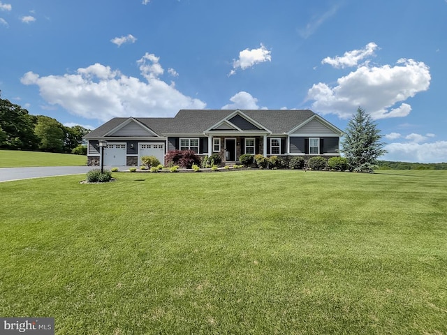 2300 Woodbrook Ct, Hanover, PA 17331 - view of front facade with an attached garage, driveway, and a front yard