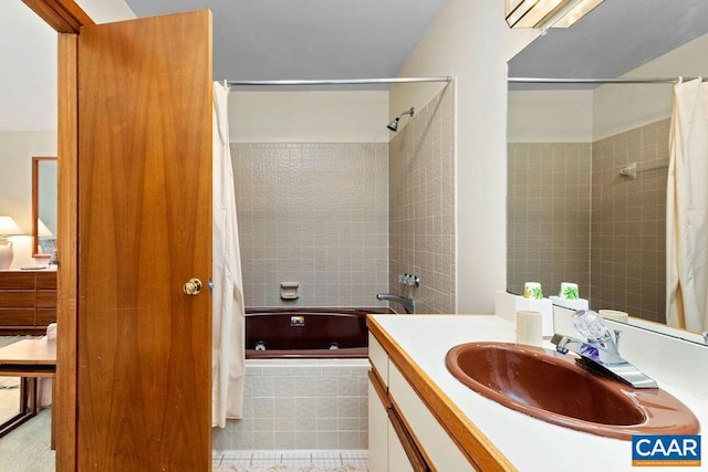 98 Pedlars Pt, Roseland, VA 22967 - full bath with tiled shower / bath combo and vanity