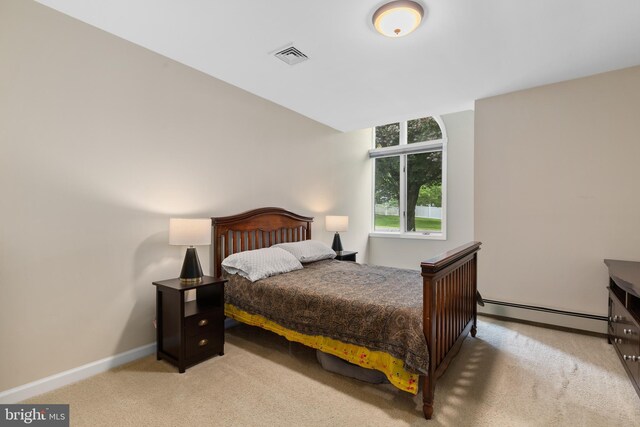 173 Old Beekman Rd, Monmouth Junction, NJ 08852 - carpeted bedroom with baseboard heating and baseboards