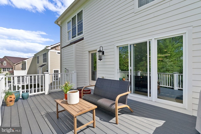 128 N Jay St, Middleburg, VA 20117 - deck featuring a residential view