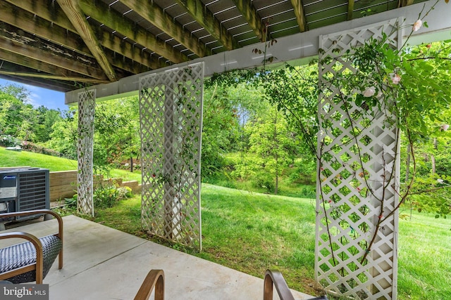 128 N Jay St, Middleburg, VA 20117 - view of patio / terrace featuring cooling unit