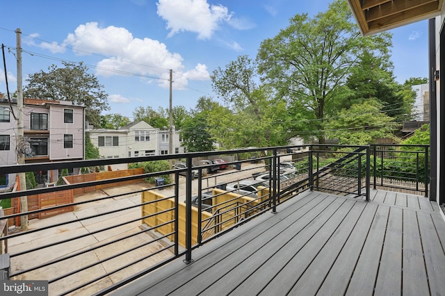 3802 T St NW, Washington, DC 20007 - view of wooden deck