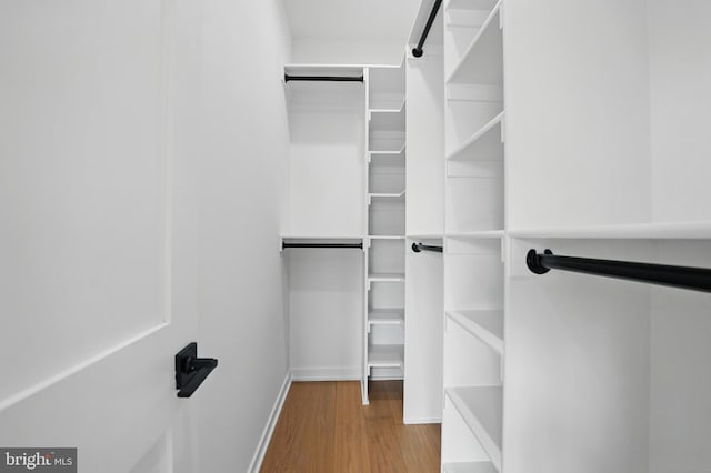 3802 T St NW, Washington, DC 20007 - walk in closet featuring wood finished floors