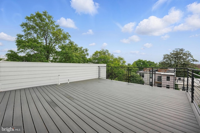 3802 T St NW, Washington, DC 20007 - view of wooden terrace