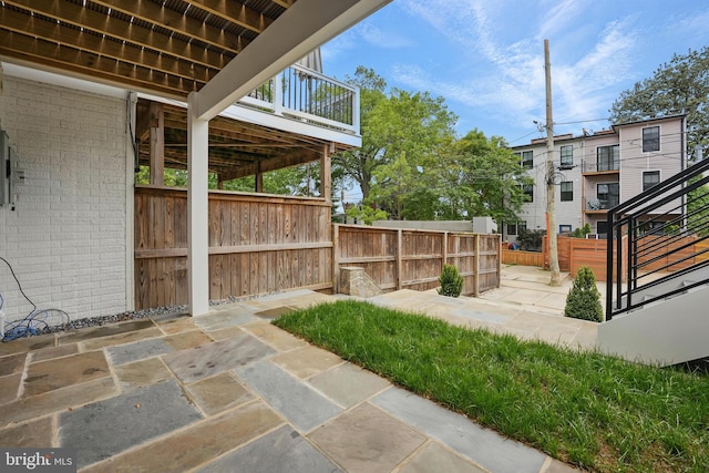 3802 T St NW, Washington, DC 20007 - view of yard featuring a patio